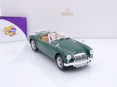 Norev 182610 # MGA Roadster Baujahr 1955 " British Racing Green " 1:18