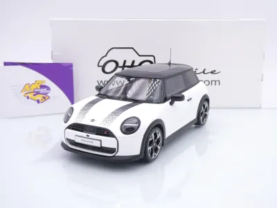 Ottomobile OT1245 # MINI Cooper S Baujahr 2025 " Nanuq White Metallic " 1:18