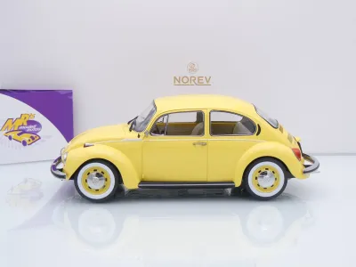 Preview: Norev 188675 # Volkswagen VW Käfer 1303 Baujahr 1973 " Pastell Gelb " 1:18