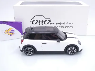 Preview: Ottomobile OT1245 # MINI Cooper S Baujahr 2025 " Nanuq White Metallic " 1:18