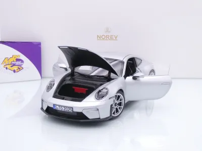 Preview: Norev 187002 # Porsche 911 (992) GT3 Touring Baujahr 2025 " GT-silber " 1:18
