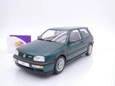 Ottomobile G099 # Volkswagen VW Golf 3 III VR6 Baujahr 1992 " dunkelgrünmetallic " 1:12