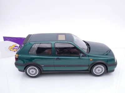 Preview: Ottomobile G099 # Volkswagen VW Golf 3 III VR6 Baujahr 1992 " dunkelgrünmetallic " 1:12