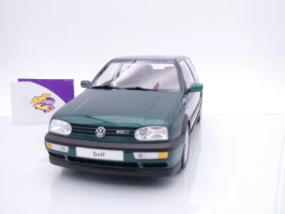 Ottomobile G099 # Volkswagen VW Golf 3 III VR6 Baujahr 1992 " dunkelgrünmetallic " 1:12