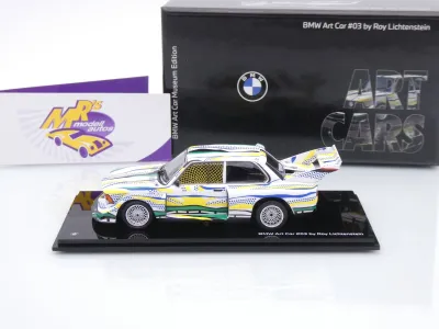 Preview: Norev 80425B54CD2 # BMW 320i E21 Turbo Gr.5  24h LeMans " Art Car Roy Lichtenstein " 1:43