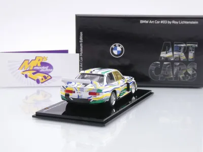 Preview: Norev 80425B54CD2 # BMW 320i E21 Turbo Gr.5  24h LeMans " Art Car Roy Lichtenstein " 1:43