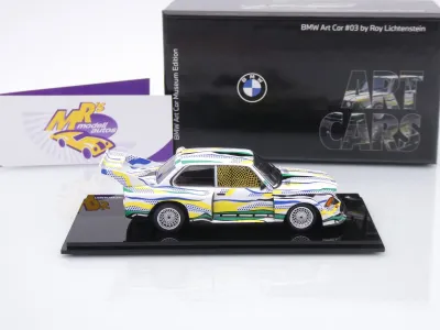 Preview: Norev 80425B54CD2 # BMW 320i E21 Turbo Gr.5  24h LeMans " Art Car Roy Lichtenstein " 1:43