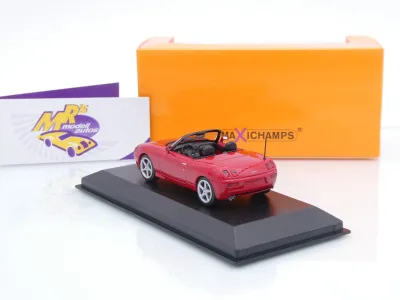 Preview: Maxichamps 940121930 # Fiat Barchetta Cabrio Baujahr 1995 " Fiatrot " 1:43