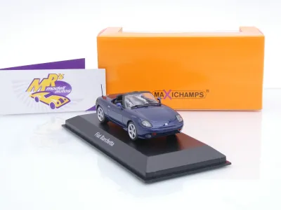 Maxichamps 940121932 # Fiat Barchetta Cabrio Baujahr 1995 " dunkelblaumetallic " 1:43