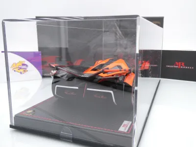Preview: MR Collection LAMBO043B # Lamborghini V12 Vision Gran Turismo 2020 " orangemetallic-schwarz ( Arancio Egon ) " 1:18