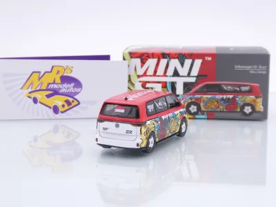Preview: TSM MINI GT MGT01209-L # Volkswagen VW ID. Buzz Baujahr 2025 LHD " Mizu Design " 1:64