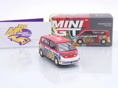 Preview: TSM MINI GT MGT01209-L # Volkswagen VW ID. Buzz Baujahr 2025 LHD " Mizu Design " 1:64