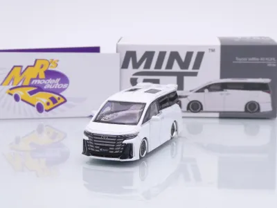 TSM MINI GT MGT01180-L # Toyota Alphard 40 KUHL Van Baujahr 2025 LHD " weißmetallic " 1:64