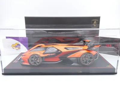 Preview: MR Collection LAMBO043B # Lamborghini V12 Vision Gran Turismo 2020 " orangemetallic-schwarz ( Arancio Egon ) " 1:18