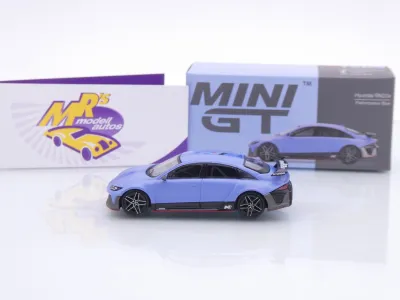 Preview: TSM MINI GT MGT01208-L # Hyundai RN22E VP1 Baujahr 2021 LHD " Performance Blue " 1:64