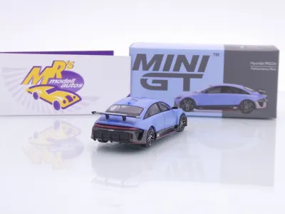Preview: TSM MINI GT MGT01208-L # Hyundai RN22E VP1 Baujahr 2021 LHD " Performance Blue " 1:64