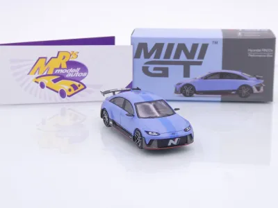 Preview: TSM MINI GT MGT01208-L # Hyundai RN22E VP1 Baujahr 2021 LHD " Performance Blue " 1:64