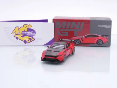 TSM MINI GT MGT01196-L # Ford Mustang GTD Baujahr 2025 LHD " Race Red / Carbon " 1:64