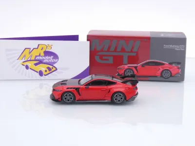 Preview: TSM MINI GT MGT01196-L # Ford Mustang GTD Baujahr 2025 LHD " Race Red / Carbon " 1:64