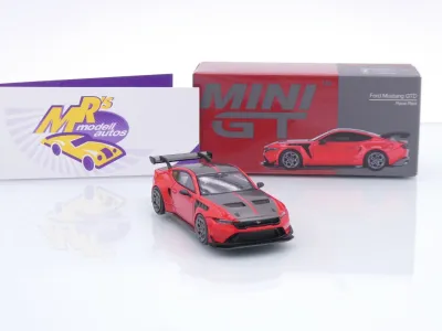 Preview: TSM MINI GT MGT01196-L # Ford Mustang GTD Baujahr 2025 LHD " Race Red / Carbon " 1:64