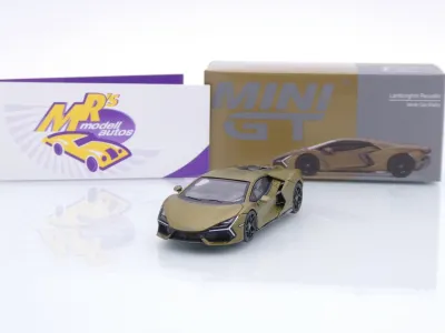 TSM MINI GT MGT01136-L # Lamborghini Revuelto Baujahr 2023 LHD " Verde Gea Matte " 1:64