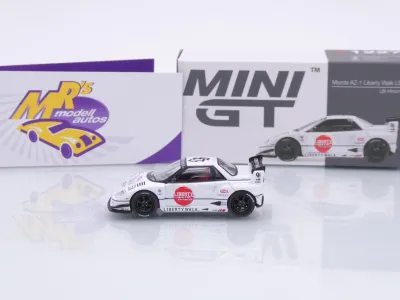 Preview: TSM MINI GT MGT01227-R # Mazda AZ-1 LB40 Liberty Walk Baujahr 2025 " LB-Hinomaru " 1:64