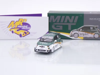 TSM MINI GT MGT01216-R # Fiat Abarth 595 LB Liberty Walk RHD Baujahr 2026 " TY Triplet " 1:64