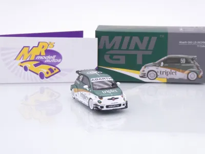 Preview: TSM MINI GT MGT01216-R # Fiat Abarth 595 LB Liberty Walk RHD Baujahr 2026 " TY Triplet " 1:64