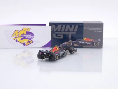 Preview: TSM Mini GT MGT00724-L # Red Bull RB19 Formel 1 #1 Bahrain GP 2023 " Max Verstappen " 1:64
