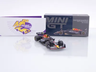 Preview: TSM Mini GT MGT00724-L # Red Bull RB19 Formel 1 #1 Bahrain GP 2023 " Max Verstappen " 1:64