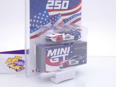 Preview: TSM MINI GT MGT01301-BL # Ford Mustang GTD LHD " 250 Jahre America - USA Exklusiv " 1:64