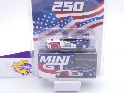Preview: TSM MINI GT MGT01301-BL # Ford Mustang GTD LHD " 250 Jahre America - USA Exklusiv " 1:64