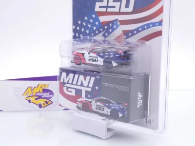 Preview: TSM MINI GT MGT01301-BL # Ford Mustang GTD LHD " 250 Jahre America - USA Exklusiv " 1:64