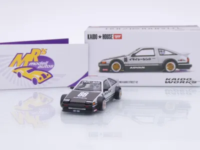 TSM MINI GT KHMG218 # Toyota AE86 Sprinter Trueno " Kaido House Street V2 " 1:64