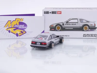 Preview: TSM MINI GT KHMG218 # Toyota AE86 Sprinter Trueno " Kaido House Street V2 " 1:64