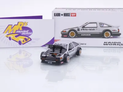 Preview: TSM MINI GT KHMG218 # Toyota AE86 Sprinter Trueno " Kaido House Street V2 " 1:64