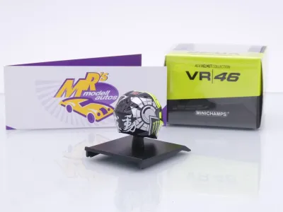 Preview: Minichamps 315130076 # AGV Fahrerhelm MotoGP Test 2013 " Valentino Rossi " 1:10