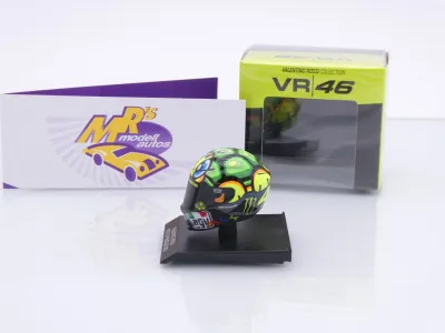 Preview: Minichamps 315130096 # AGV Fahrerhelm MotoGP Mugello 2013 " Vale Rossi " 1:10