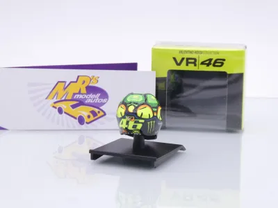 Preview: Minichamps 315130096 # AGV Fahrerhelm MotoGP Mugello 2013 " Vale Rossi " 1:10