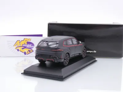 Preview: Minichamps 410023301 # BMW XM SUV Baujahr 2023 " mattschwarzmetallic-rot " 1:43
