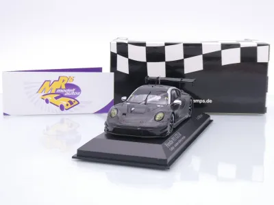Minichamps 410246000 # Porsche 911 992 GT3 R Baujahr 2022 " Carbon Fiber " 1:43