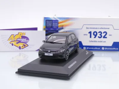 Solido S4311803 # Volkswagen VW Golf R Baujahr 2023 " schwarzmetallic " 1:43