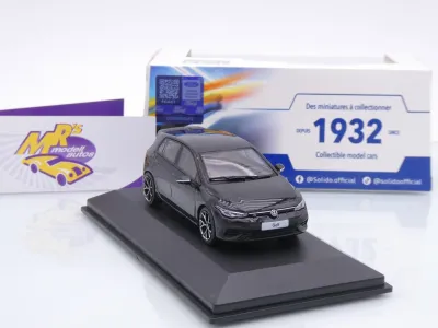 Preview: Solido S4311803 # Volkswagen VW Golf R Baujahr 2023 " schwarzmetallic " 1:43