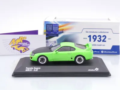 Preview: Solido S4314008 # Toyota Supra MK IV 2JZ Baujahr 2001 " Neongrün Custom " 1:43
