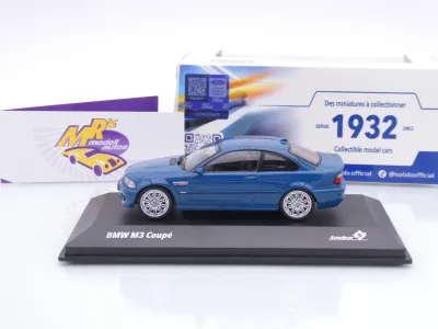 Preview: Solido S4318601 # BMW M3 E46 Coupe Baujahr 2000 " Laguna Seca Blue " 1:43