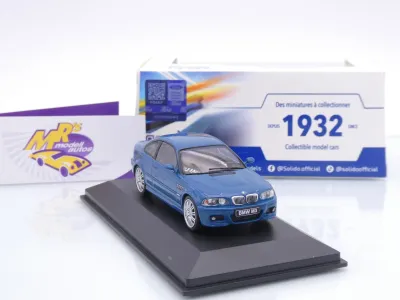 Preview: Solido S4318601 # BMW M3 E46 Coupe Baujahr 2000 " Laguna Seca Blue " 1:43
