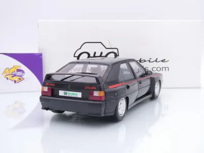 Preview: Ottomobile OT763 # Citroen BX 4TC Client Serie 200 Baujahr 1985 " schwarz-rot " 1:18