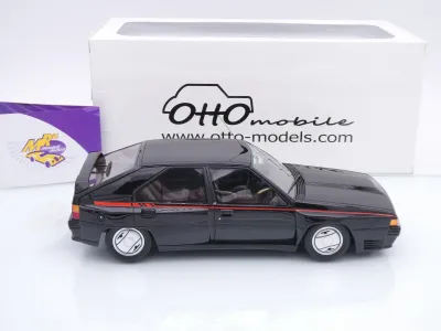 Preview: Ottomobile OT763 # Citroen BX 4TC Client Serie 200 Baujahr 1985 " schwarz-rot " 1:18
