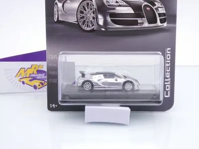 Preview: Majorette 8505001030 # Bugatti Veyron 16.4 Super Sport Baujahr 2005 " Chrom " 1:64