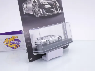 Preview: Majorette 8505001030 # Bugatti Veyron 16.4 Super Sport Baujahr 2005 " Chrom " 1:64